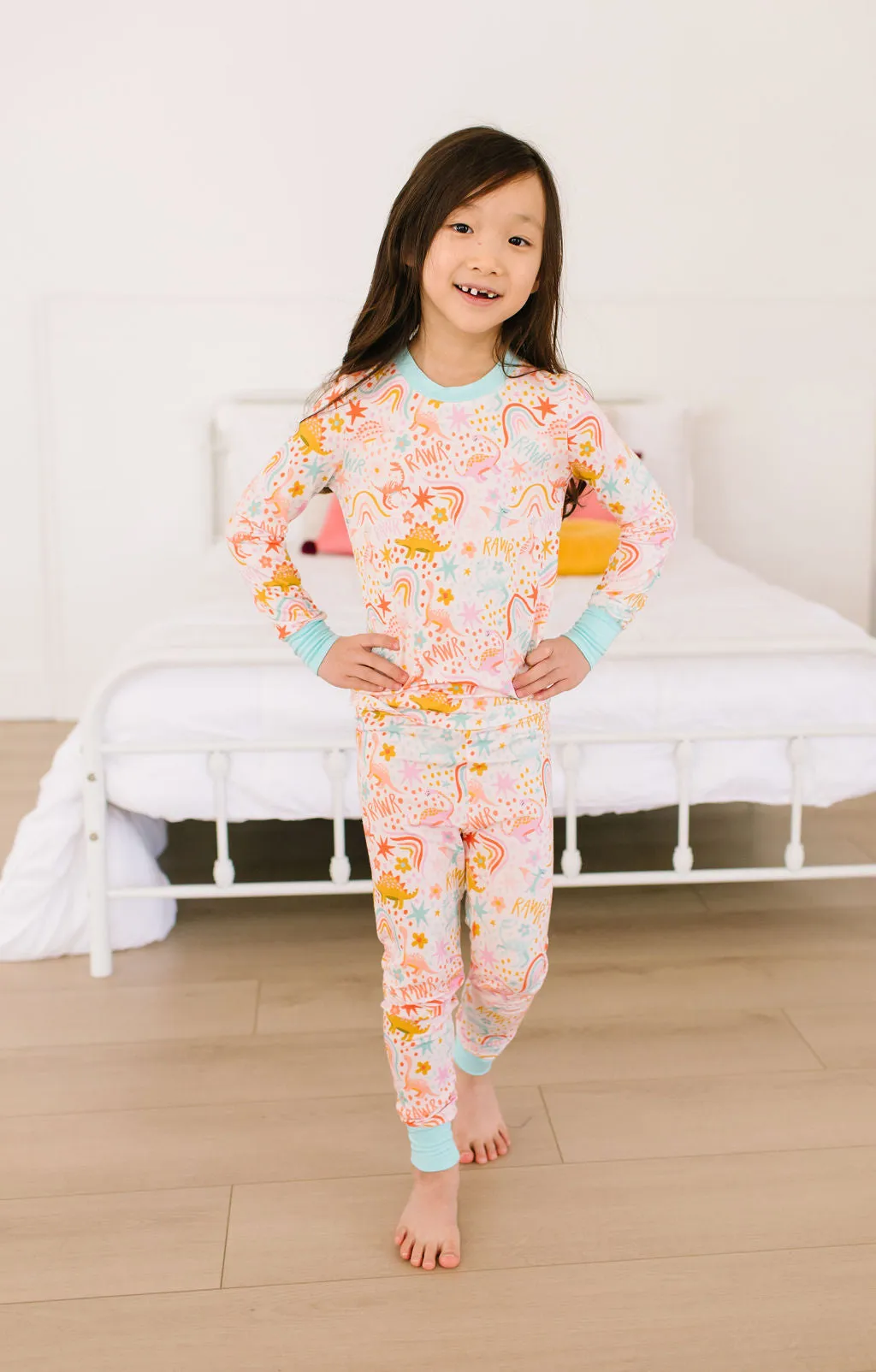 2 piece Bamboo Pajama in Dreamy Dino