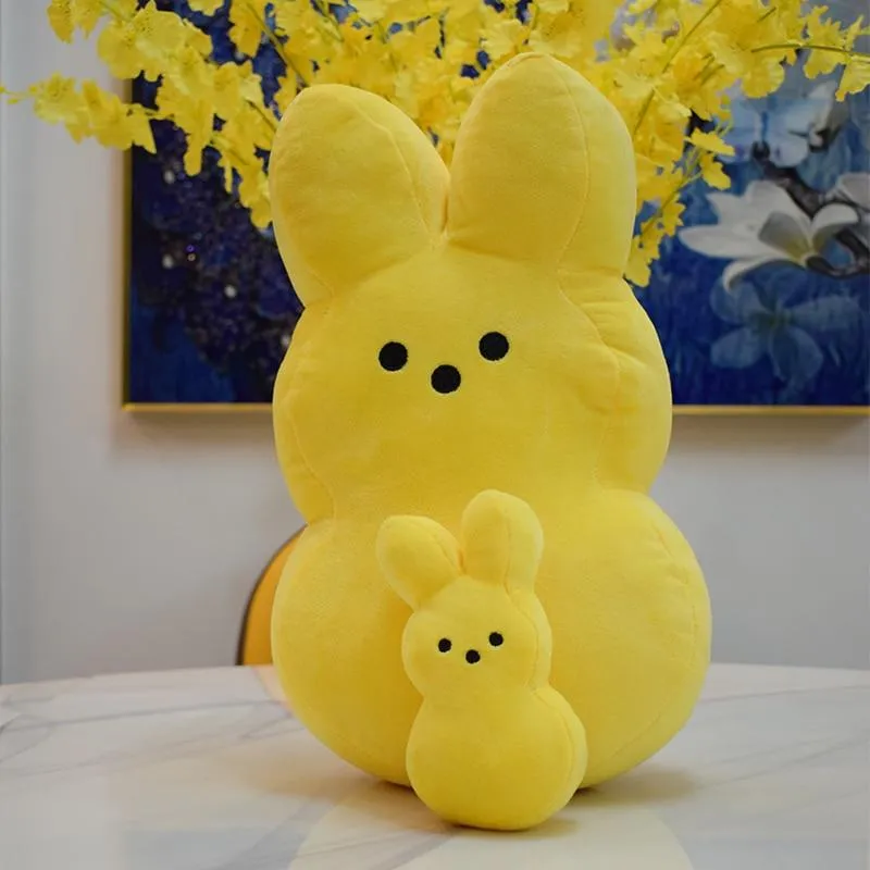 38cm 15cm peeps plush bunny rabbit peep Easter Toys Simulation Stuffed Animal Doll for Kids Children Soft Pillow Gifts girl toy