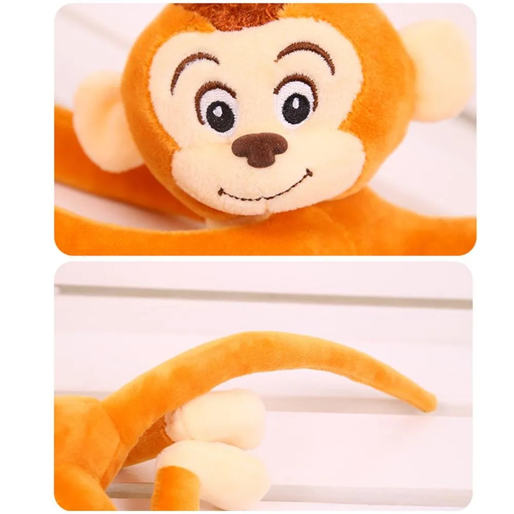 65CM Cute 4 Colors Kawaii Long Arm Tail Monkey Stuffed Doll Plush Toys Curtains Baby Sleeping Appease Animal Doll Birthday Gifts