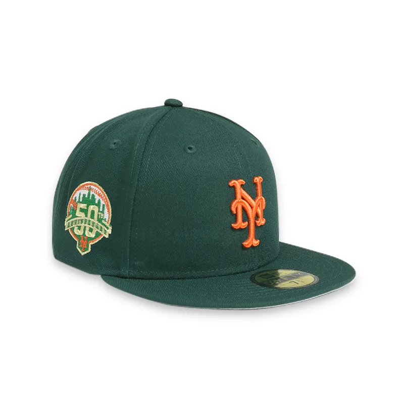 [70685656] New York Mets 50 Anniversary Green 59FIFTY Men's Fitted Hat