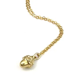 ACORN Necklace - Gold