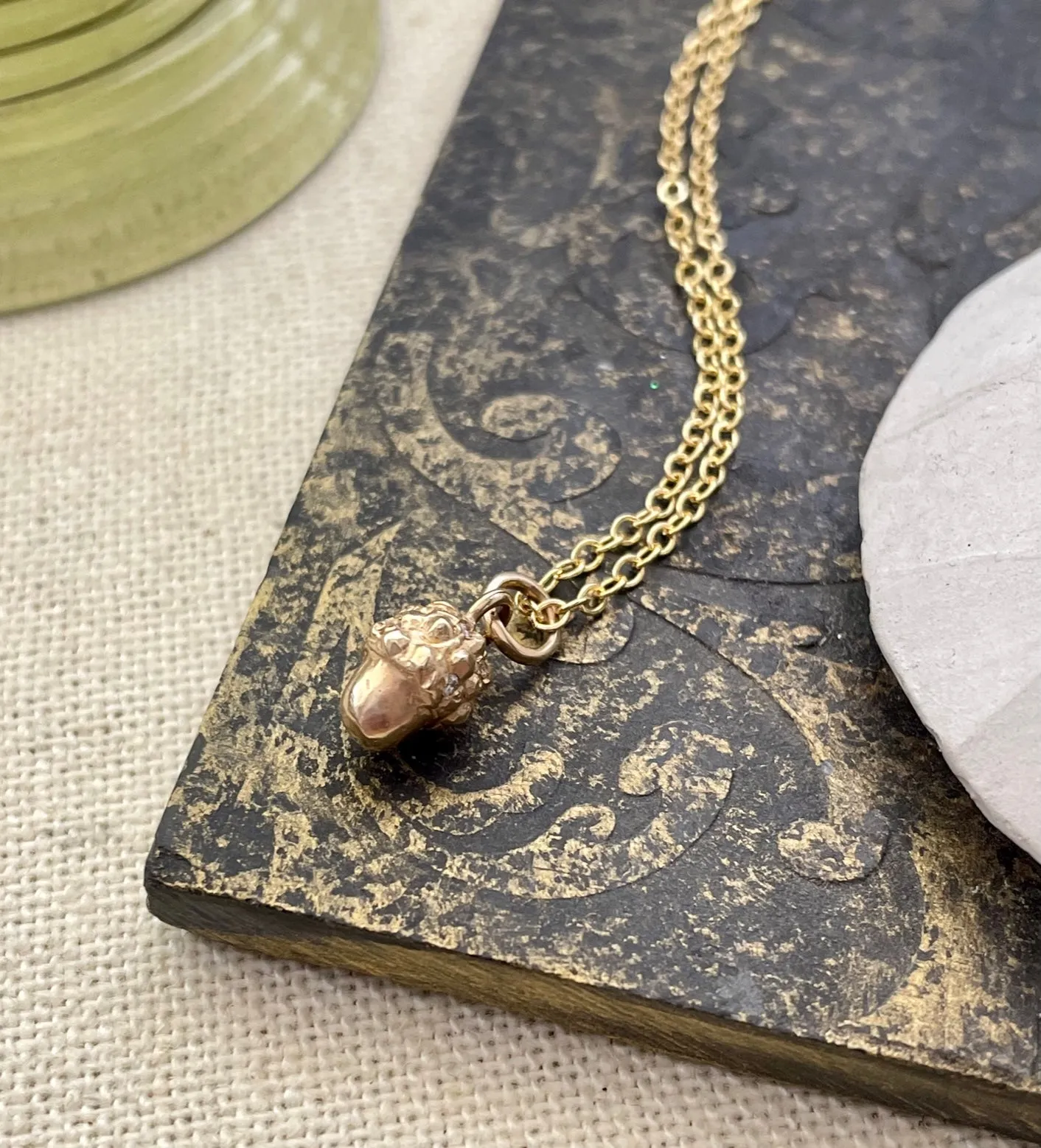 ACORN Necklace - Gold