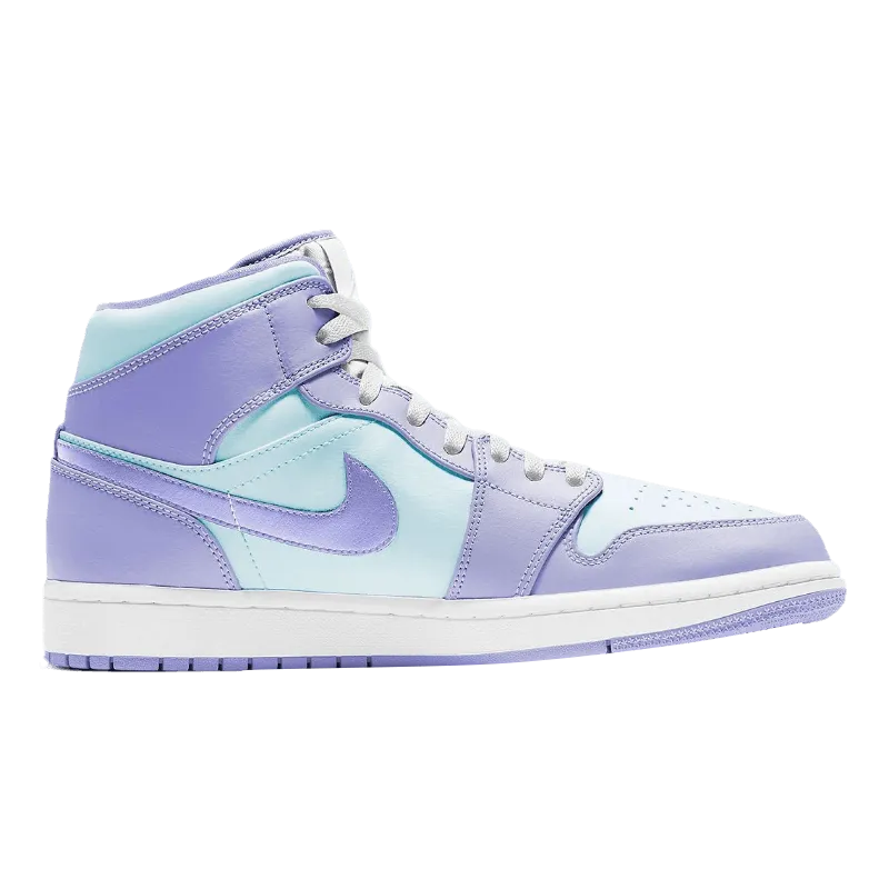 Air Jordan 1 Mid Purple Aqua