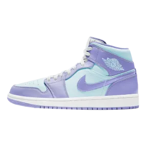 Air Jordan 1 Mid Purple Aqua