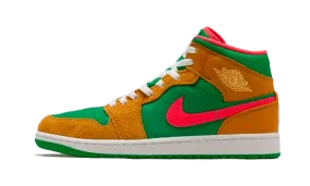 Air Jordan 1 Mid Wheat Watermelon