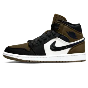 Air Jordan 1 Mid Wmns SE 'Olive Toe'