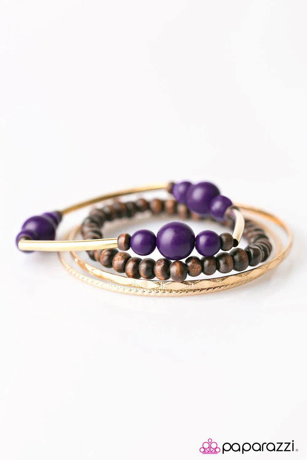 All or Nothing Purple Bracelet - Paparazzi Accessories