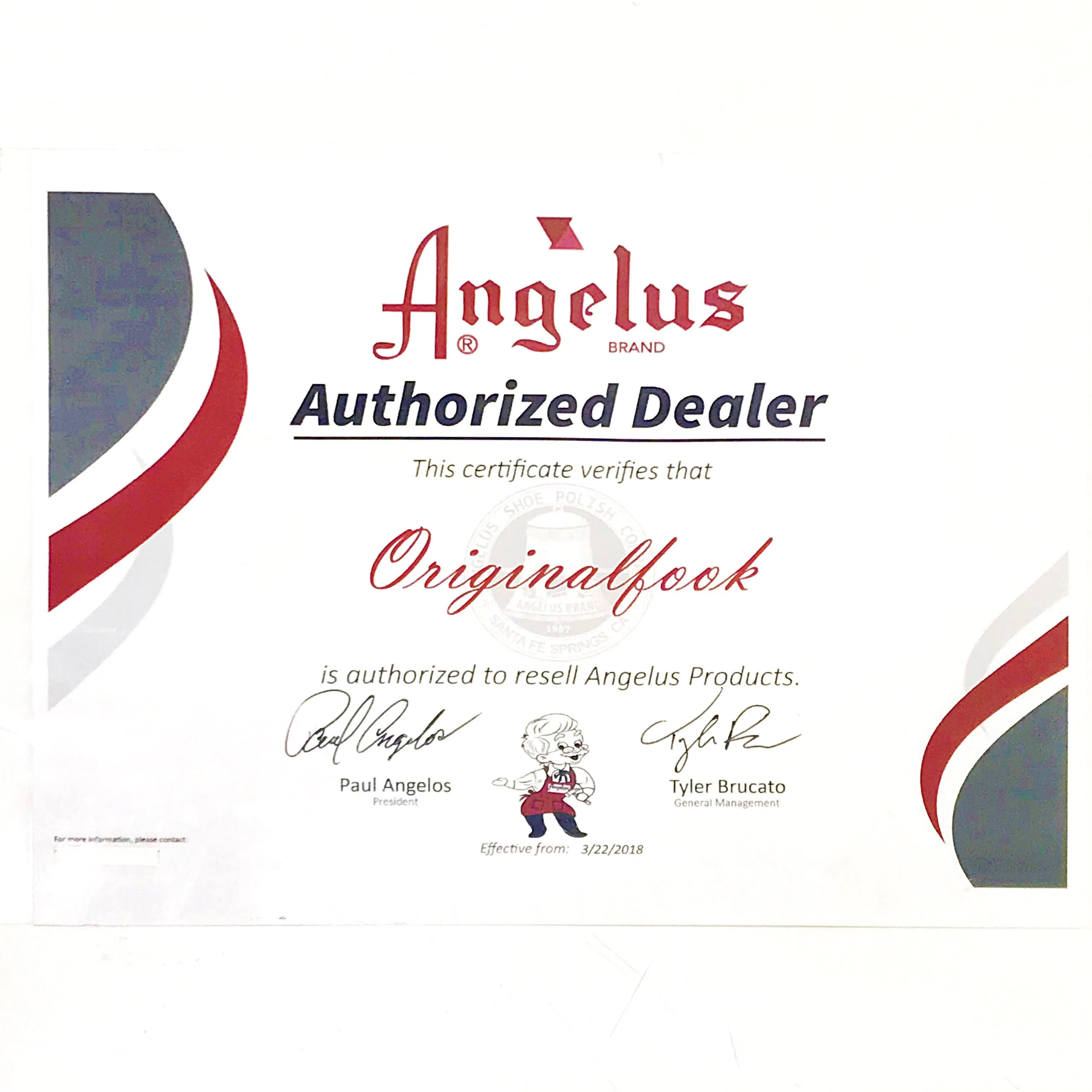 Angelus Leather Paint Black