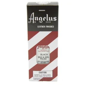 Angelus Sole & Heel Polish Black 3oz