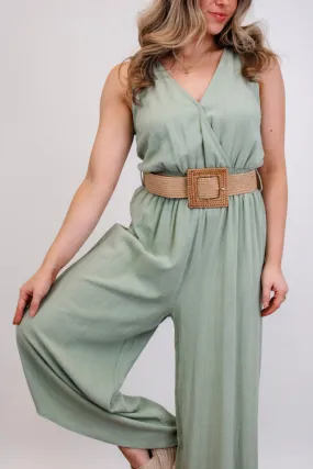 Aruba Nights Linen Jumpsuit