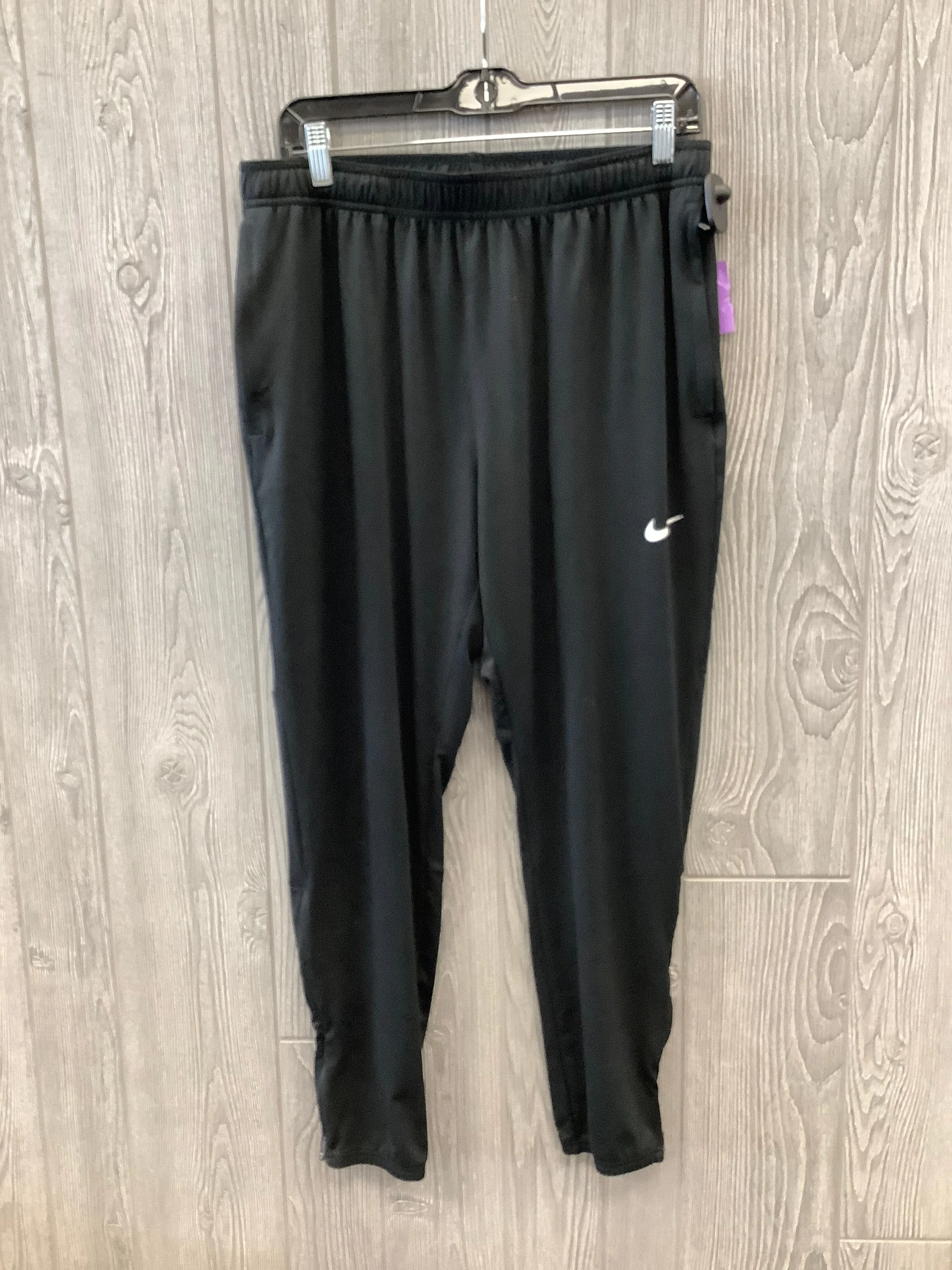 Athletic Pants By Nike Apparel In Black, Size: L