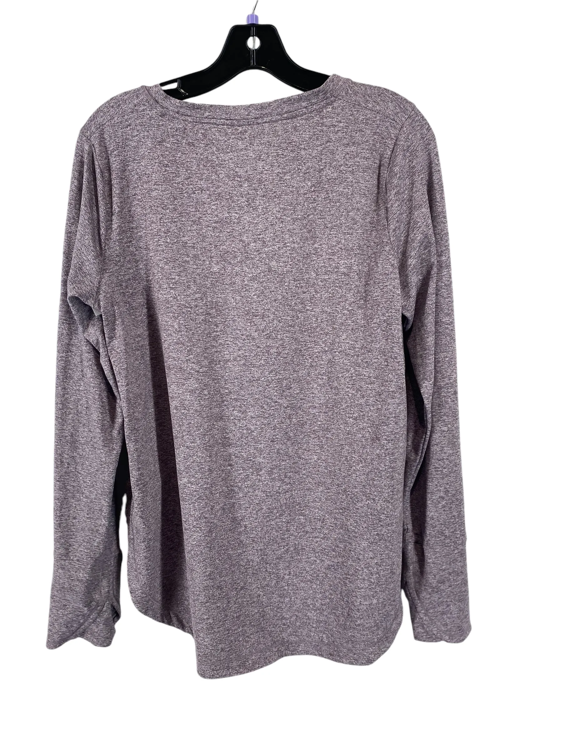 Athletic Top Long Sleeve Crewneck By Athleta In Purple, Size: M