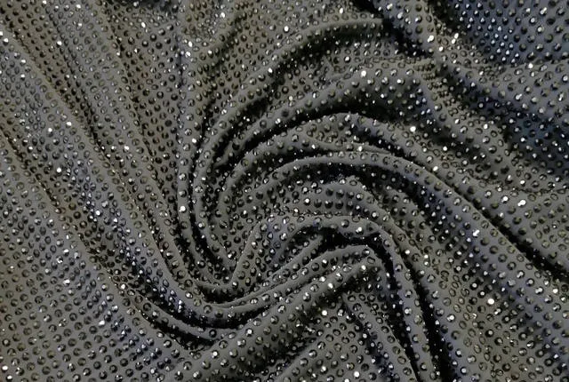 Ballroom Rhinestone Lycra Fabric