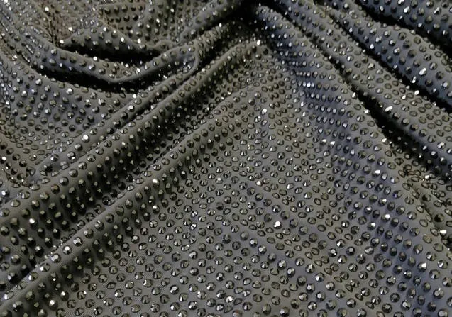 Ballroom Rhinestone Lycra Fabric