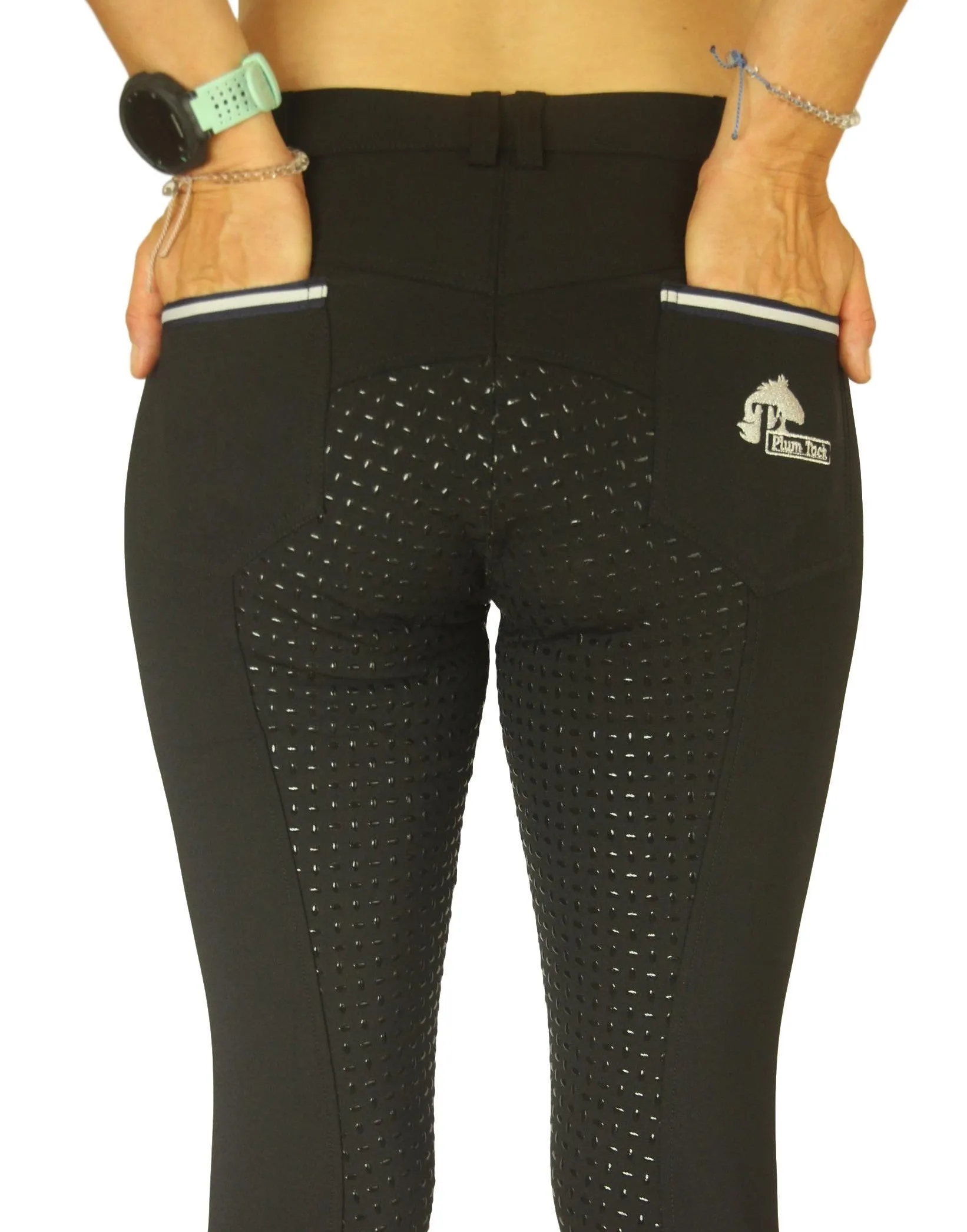 Bamboo Breeches in Black. Sizes 6 to 28