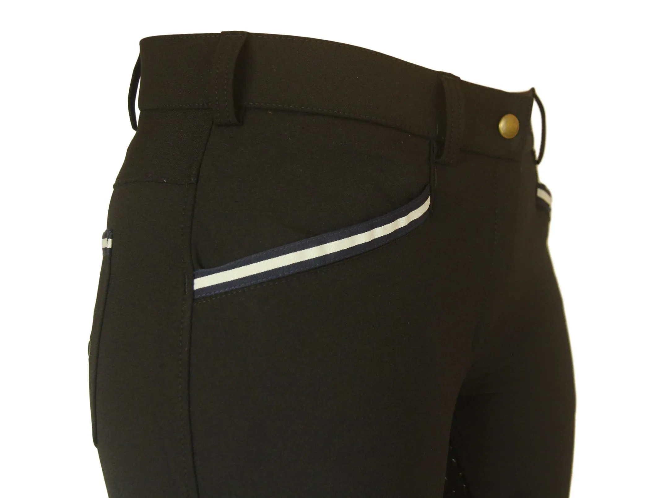 Bamboo Breeches in Black. Sizes 6 to 28