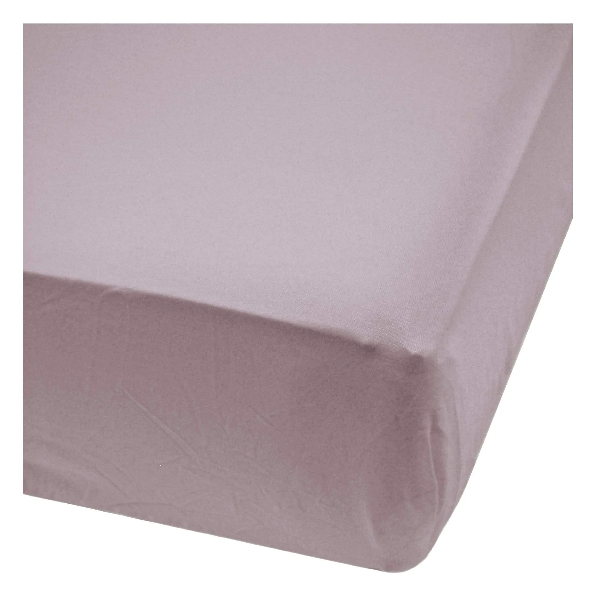 Bamboo fitted sheet - Plum