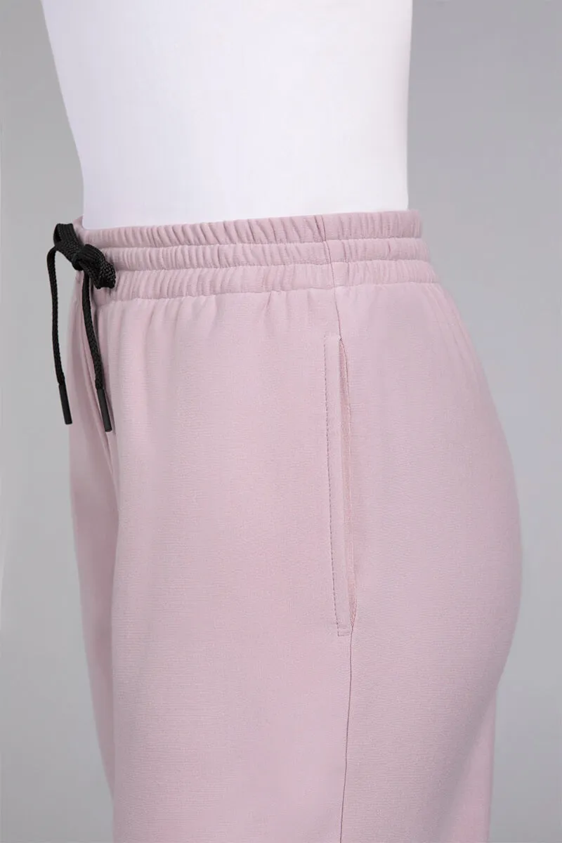 Bamboo Fleece Pleat Hem Jogger | Lilac