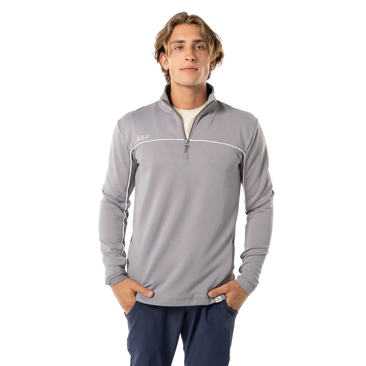 BAUER FLC 1/2 ZIP GREY