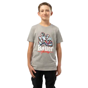 BAUER SHORTSLEEVE ICON GRAB TEE YOUTH