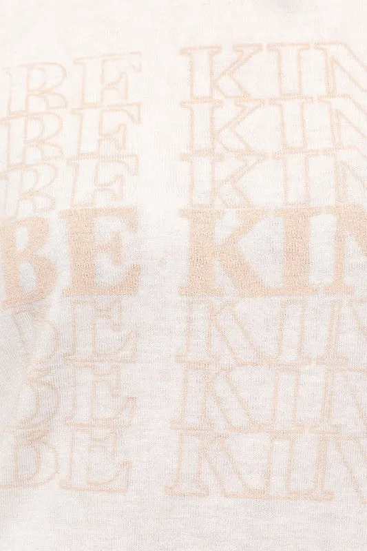 Be Kind Knit Graphic Tee