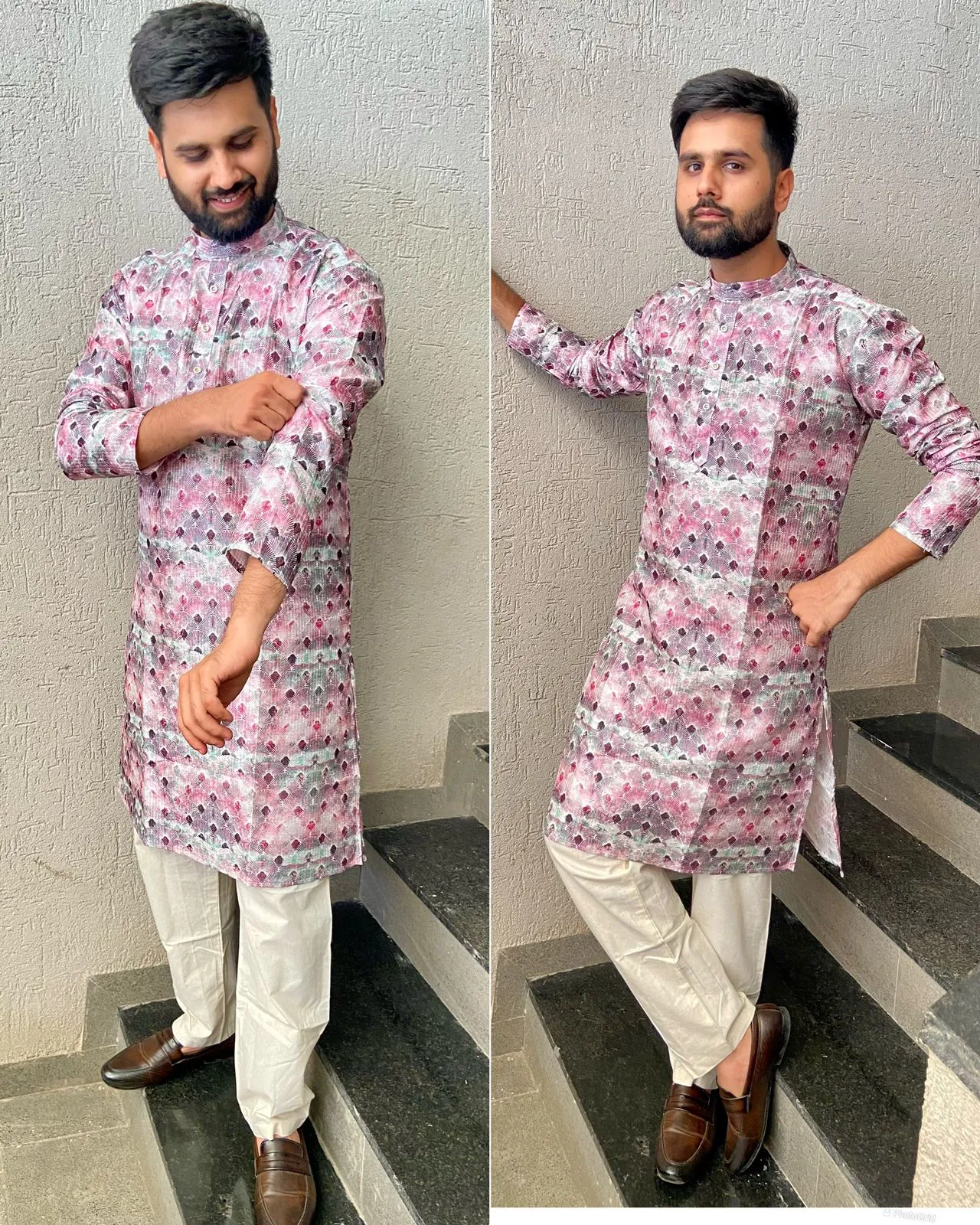 Beautiful Party and Wedding wear Traditional Men's Designer Kurta Pajama set