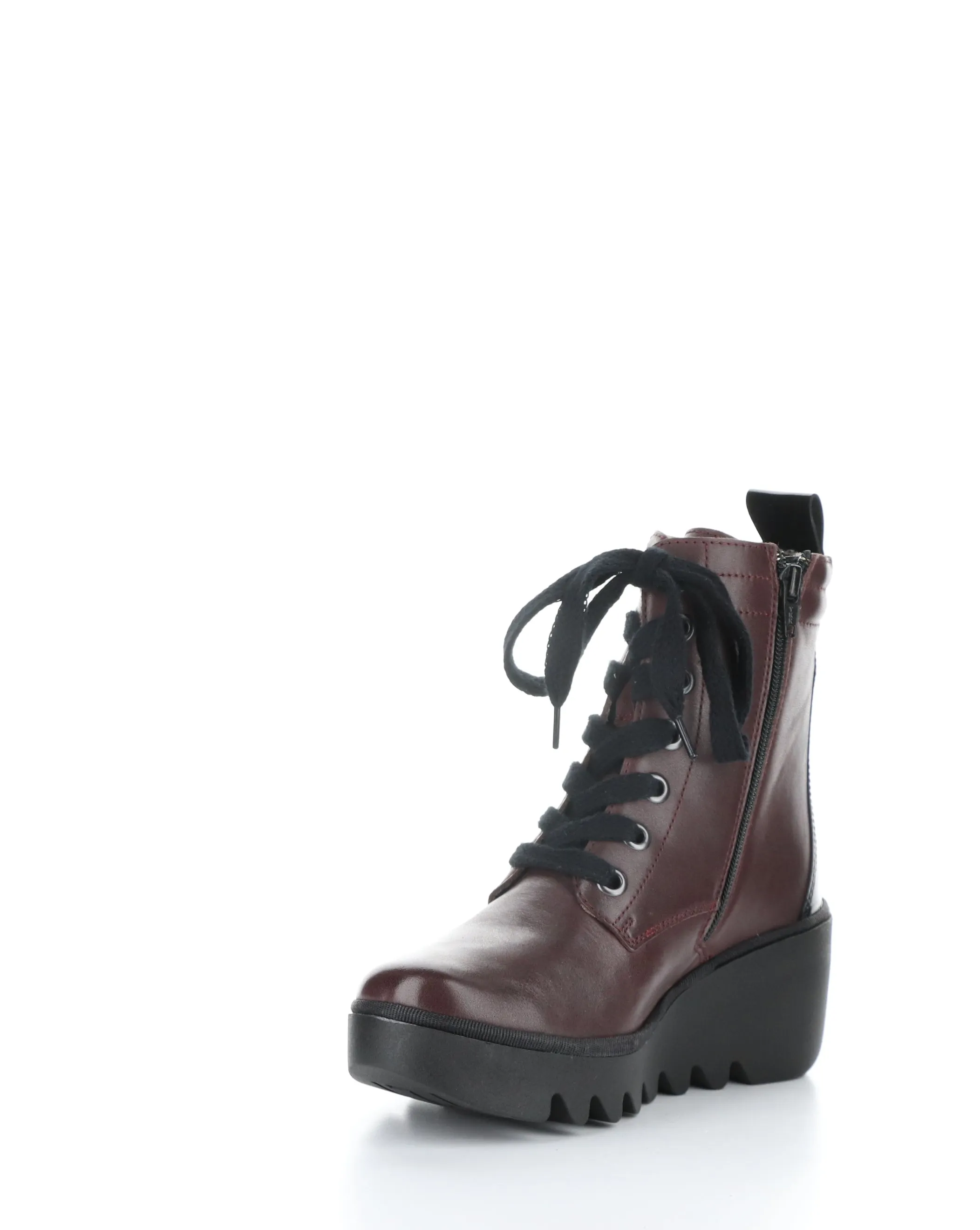 BIAZ329FLY 013 BORDEAUX/BLACK Lace-up Boots