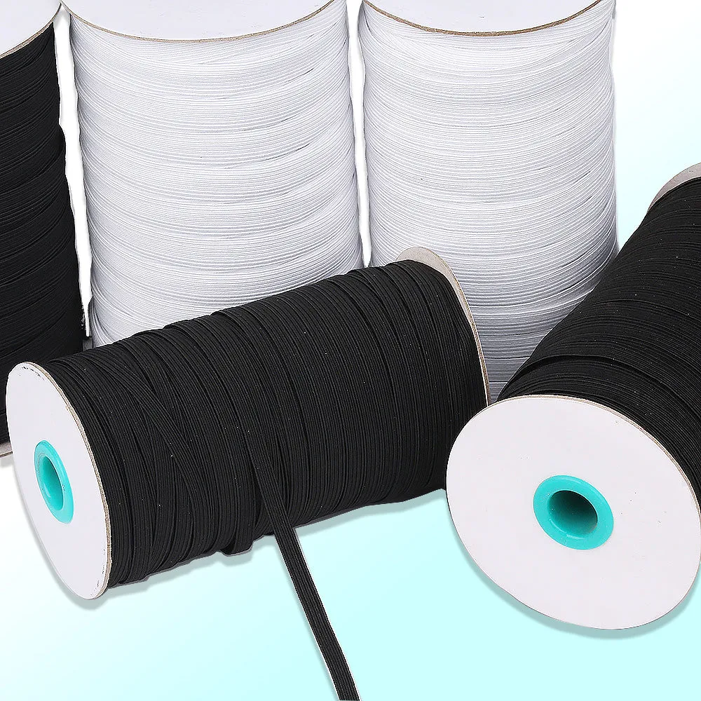 Black Elastic Bands Elastic Cord stretchy rope elastic string DIY Supplies by the yard 103109