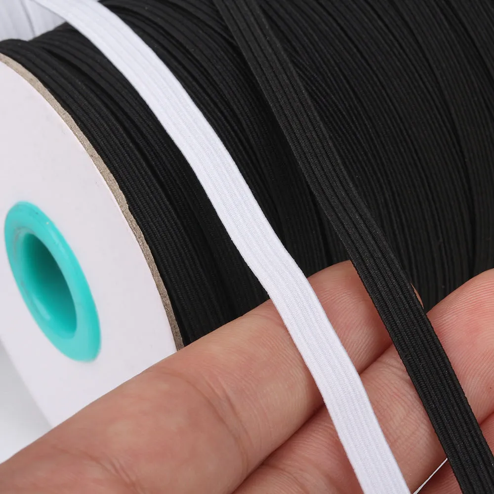 Black Elastic Bands Elastic Cord stretchy rope elastic string DIY Supplies by the yard 103109