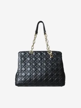 Black Lady Dior leather shoulder bag