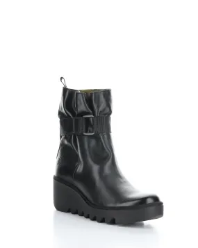 BLIT453FLY 000 BLACK Round Toe Boots