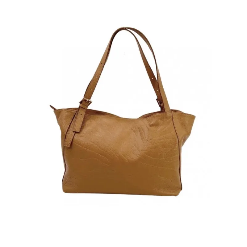 BORSE SHOPPING PELLE BAMBOO CUOIO