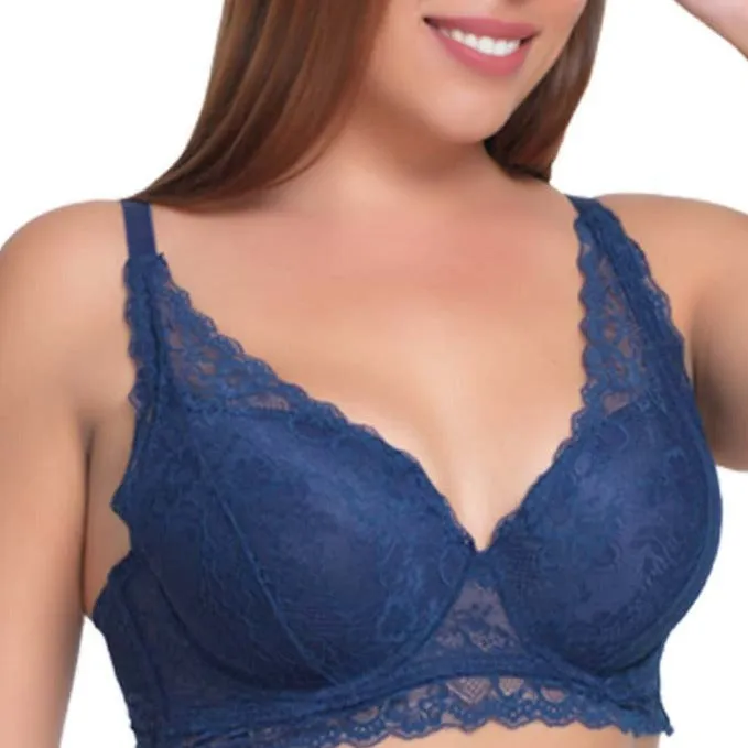 Brasier coordinable de talla extra peto largo 24363 Lady Carnival