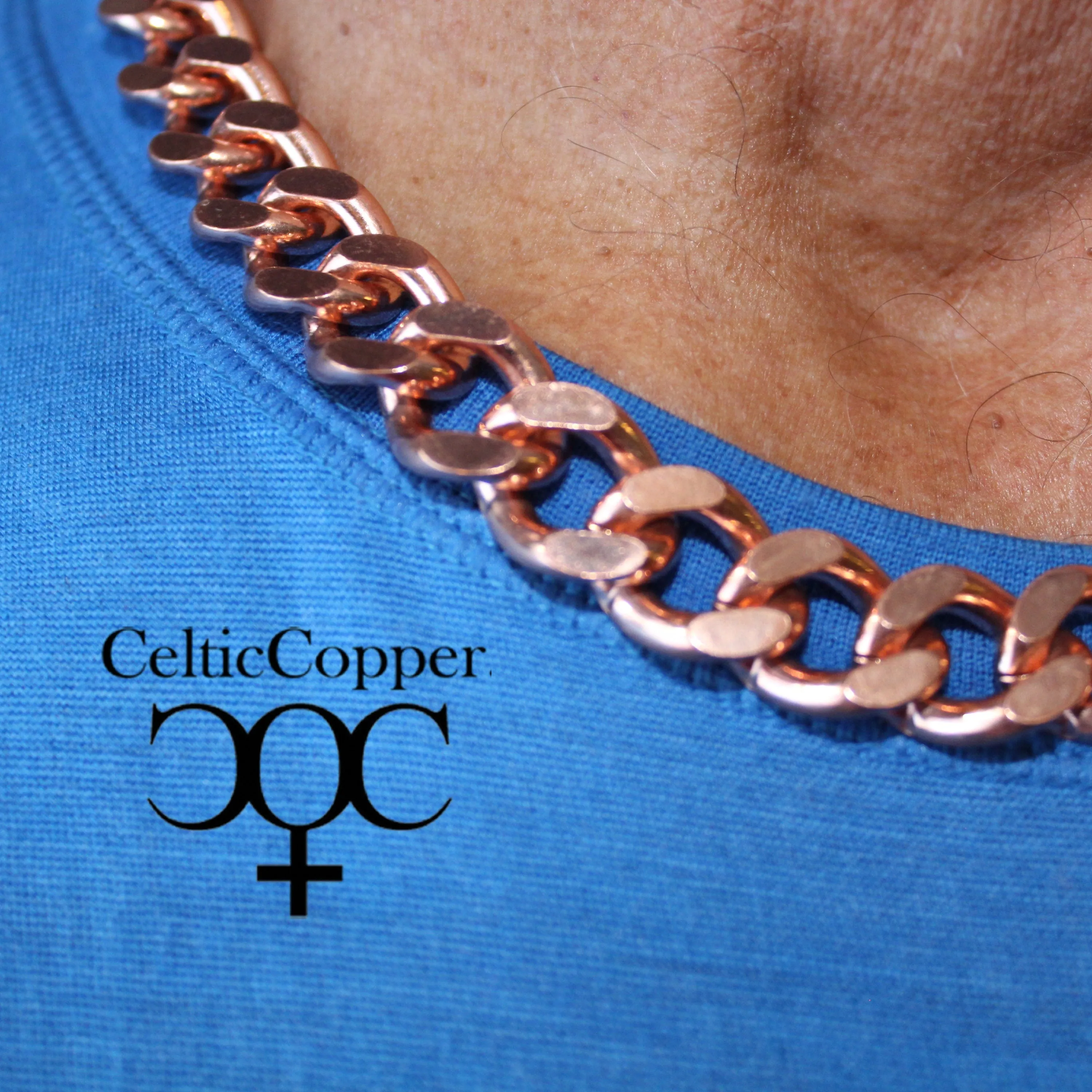 Bulk Copper Curb Chain 16mm Chunky Copper Chain by the Foot F162 Copper Jewelry Making Supplies