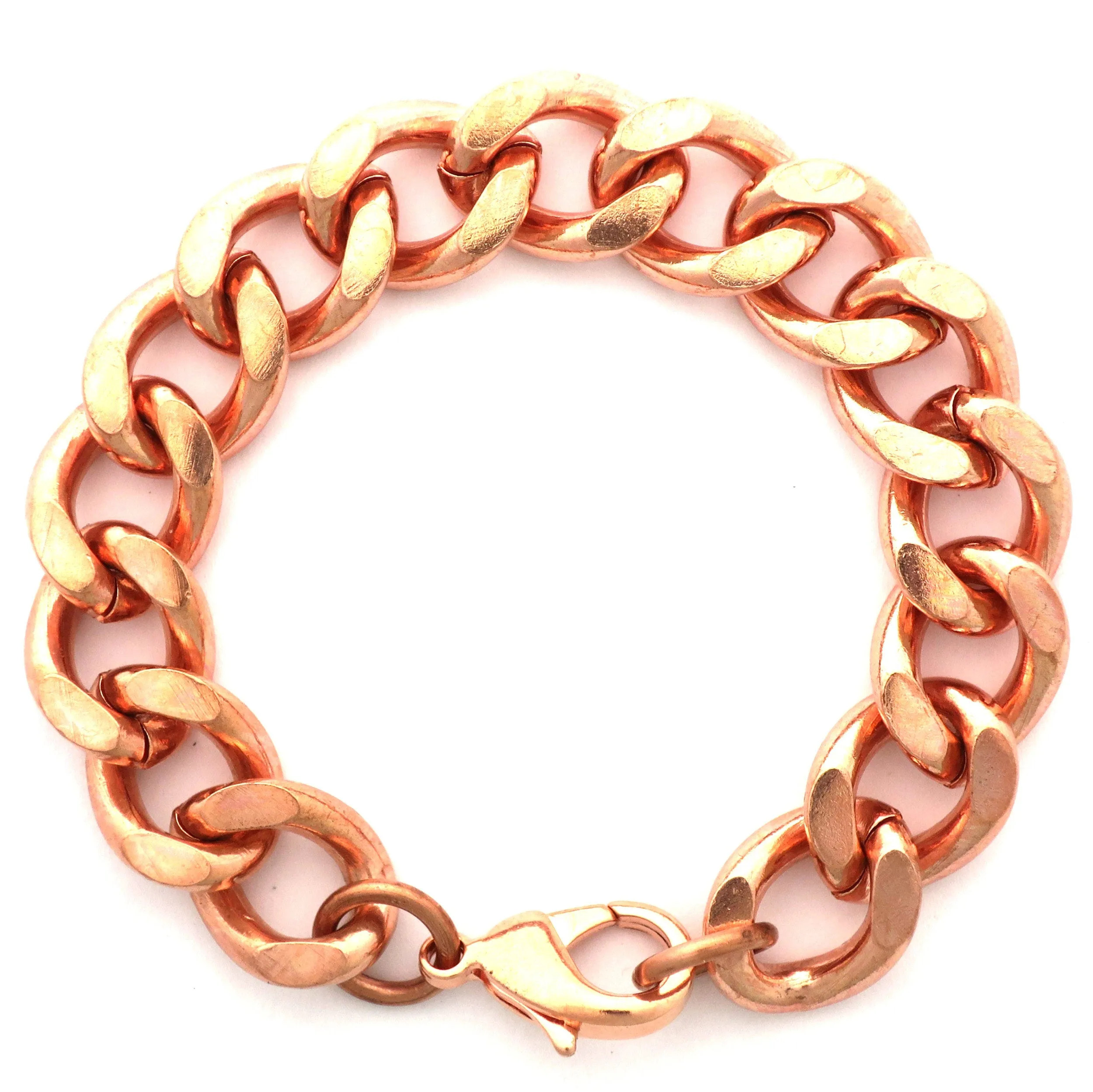 Bulk Copper Curb Chain 16mm Chunky Copper Chain by the Foot F162 Copper Jewelry Making Supplies