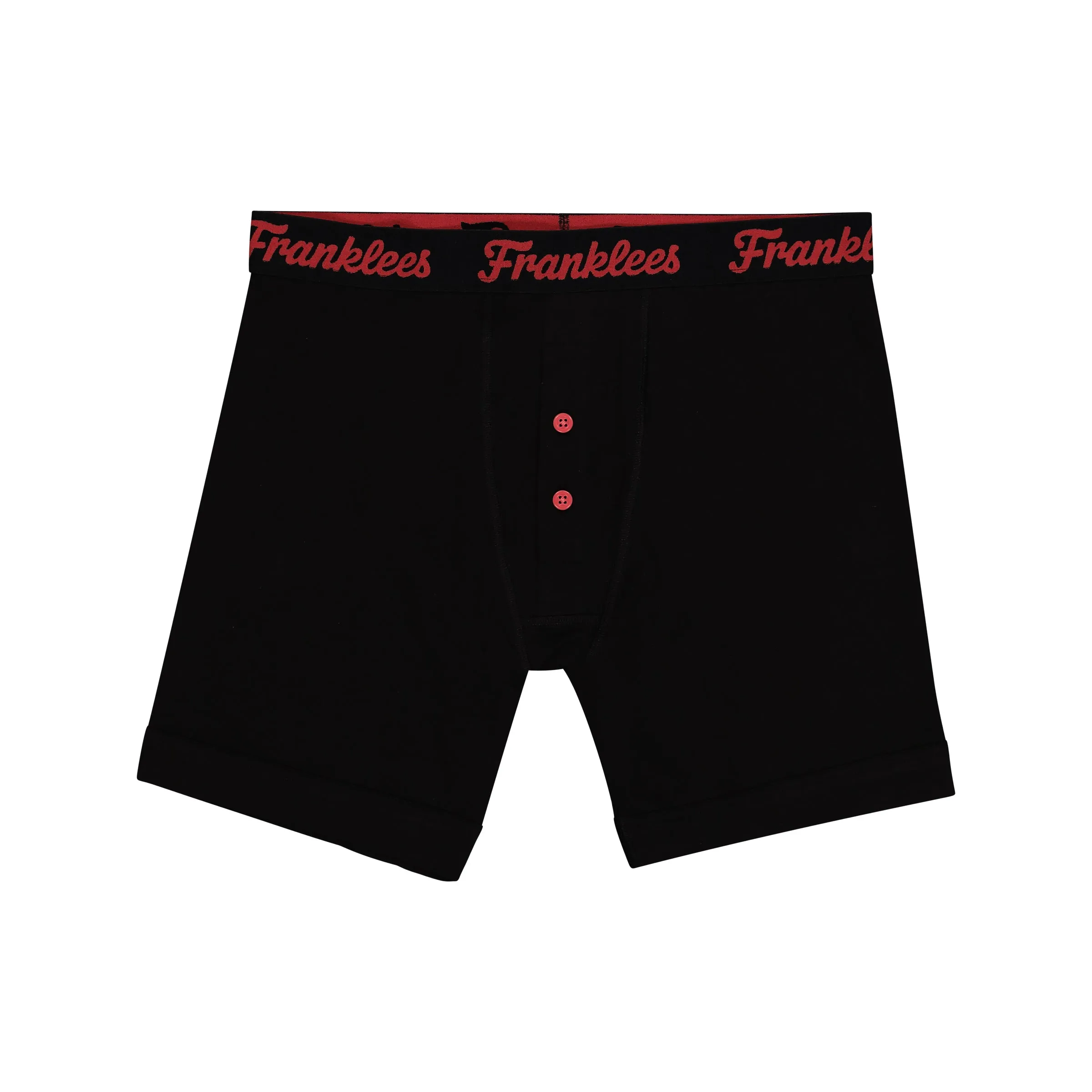 Button Fly Boxer Brief | Soft Cotton | 3 Pack White,Red,Blue Logo