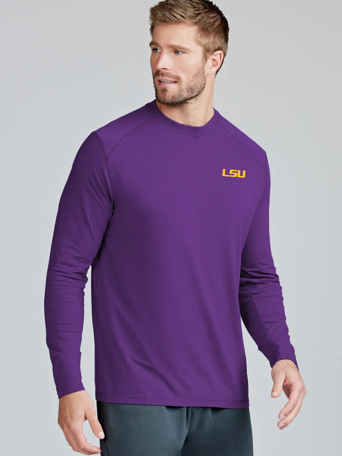 Carrollton Long Sleeve Fitness T-Shirt - LSU