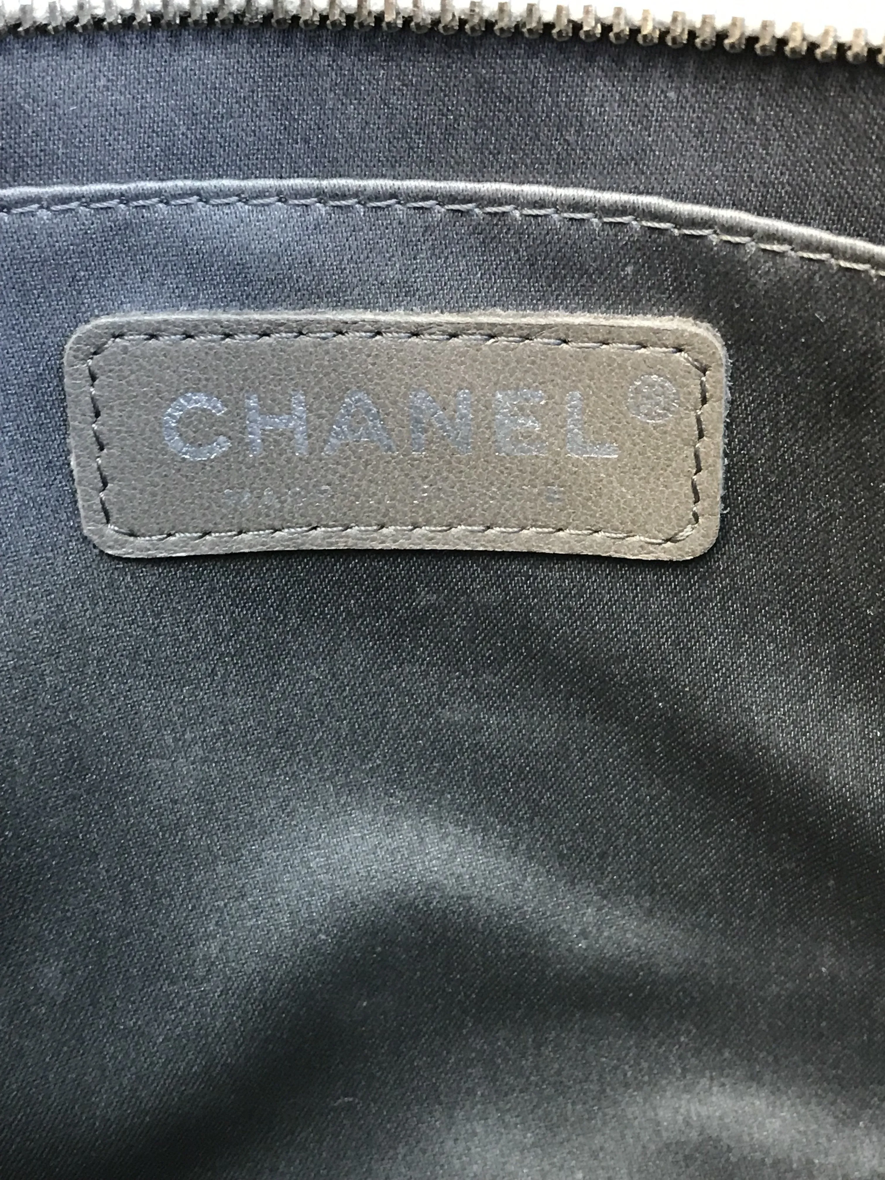 Chanel Embossed Patent Leather Lucky Symbols Pochette