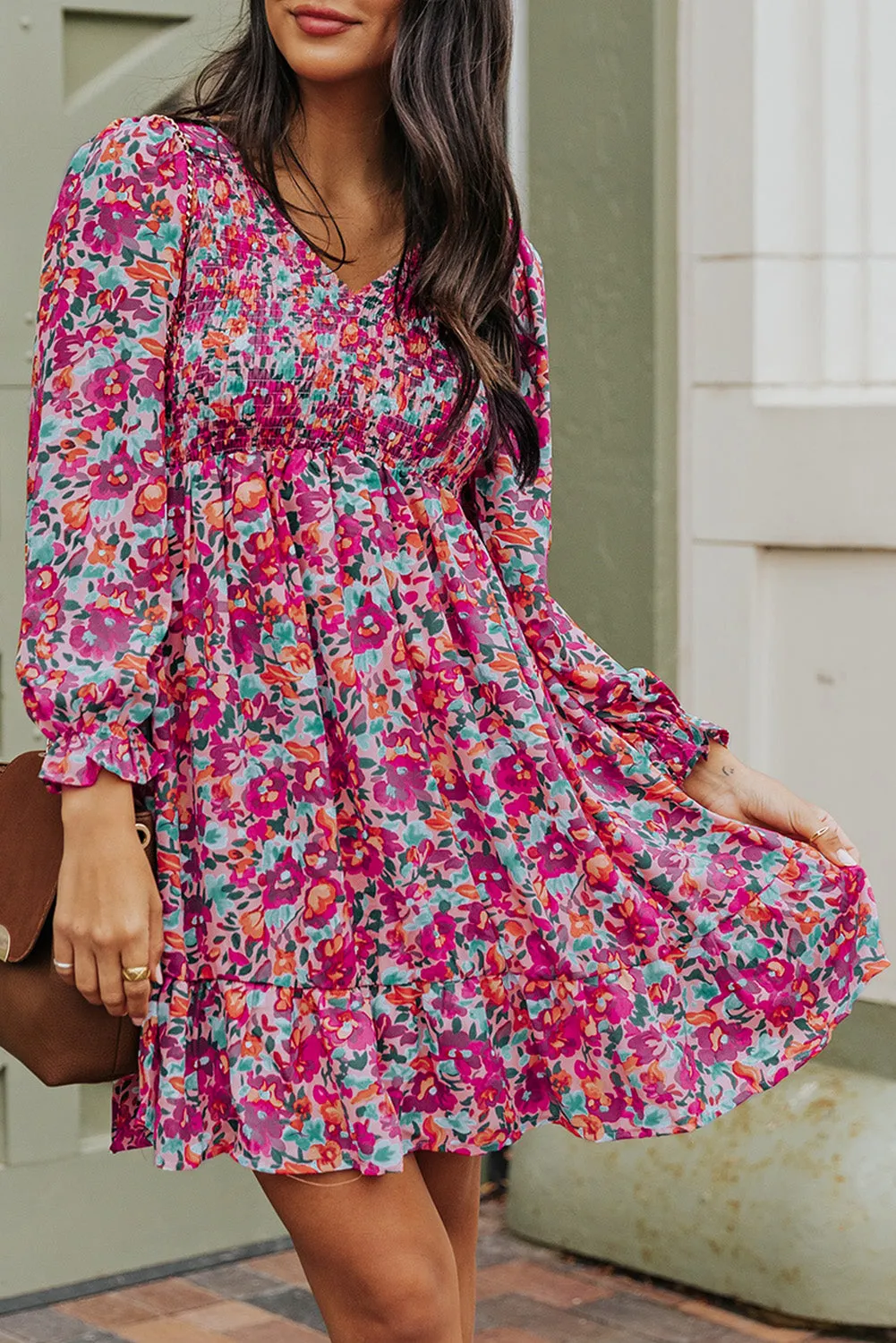 Chic Floral Dress: Perfect for Summer Beach Weddings and Parties!