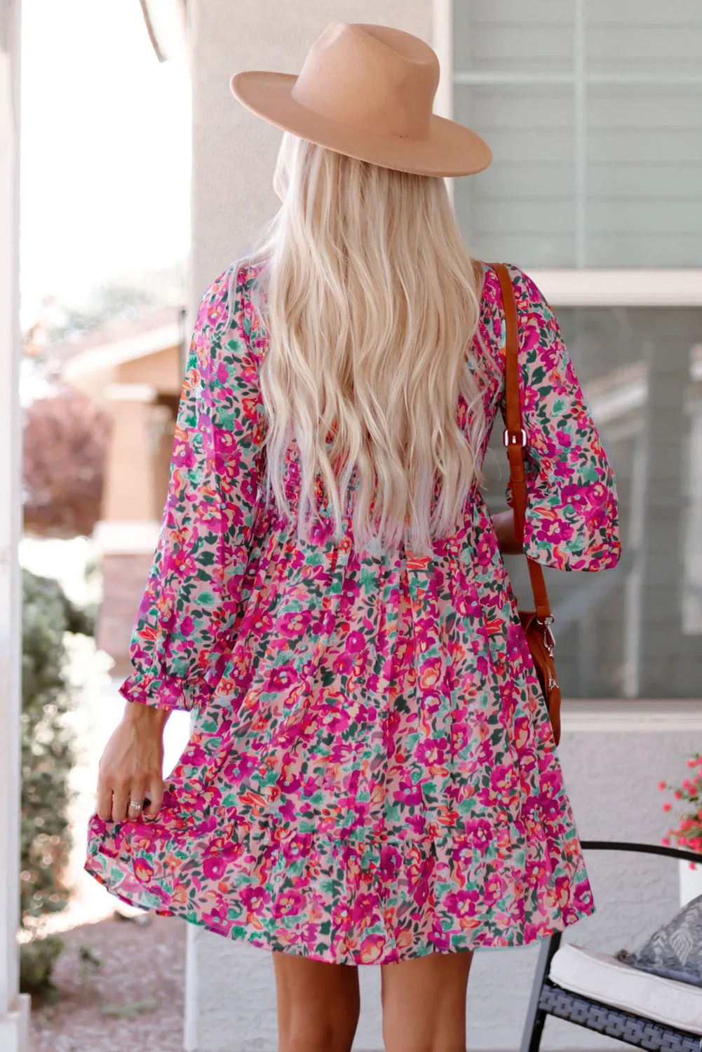 Chic Floral Dress: Perfect for Summer Beach Weddings and Parties!