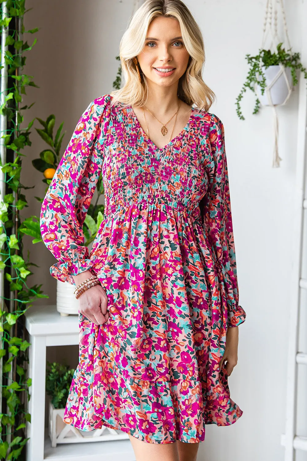 Chic Floral Dress: Perfect for Summer Beach Weddings and Parties!