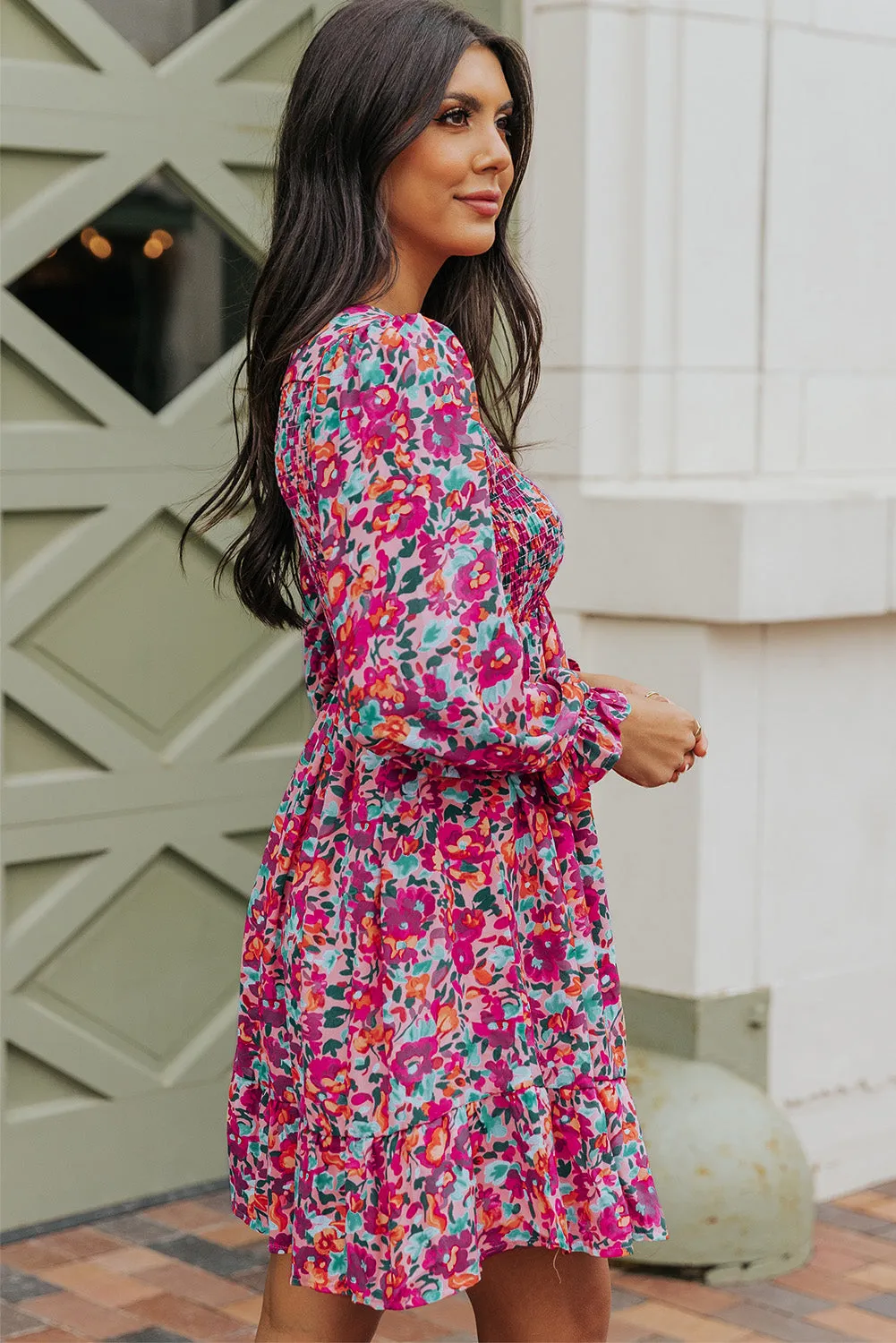 Chic Floral Dress: Perfect for Summer Beach Weddings and Parties!