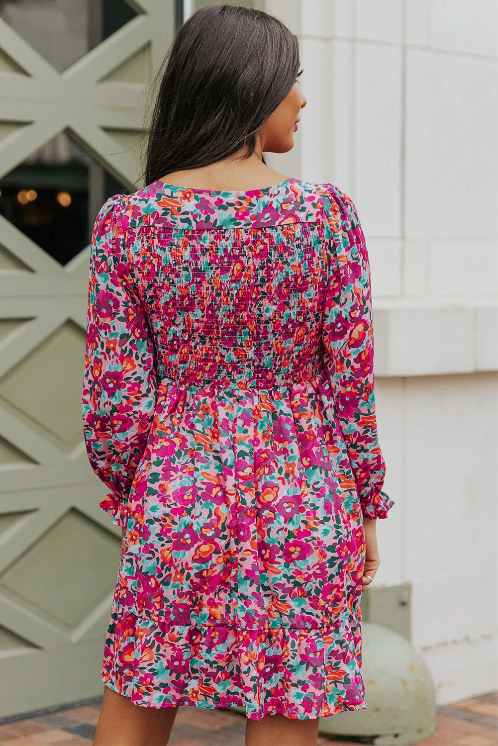 Chic Floral Dress: Perfect for Summer Beach Weddings and Parties!