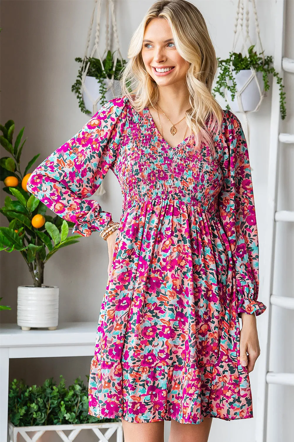 Chic Floral Dress: Perfect for Summer Beach Weddings and Parties!