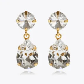 Classic Drop Earrings / Crystal