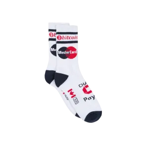 Classic Grip Finance Socks White/Navy/Red