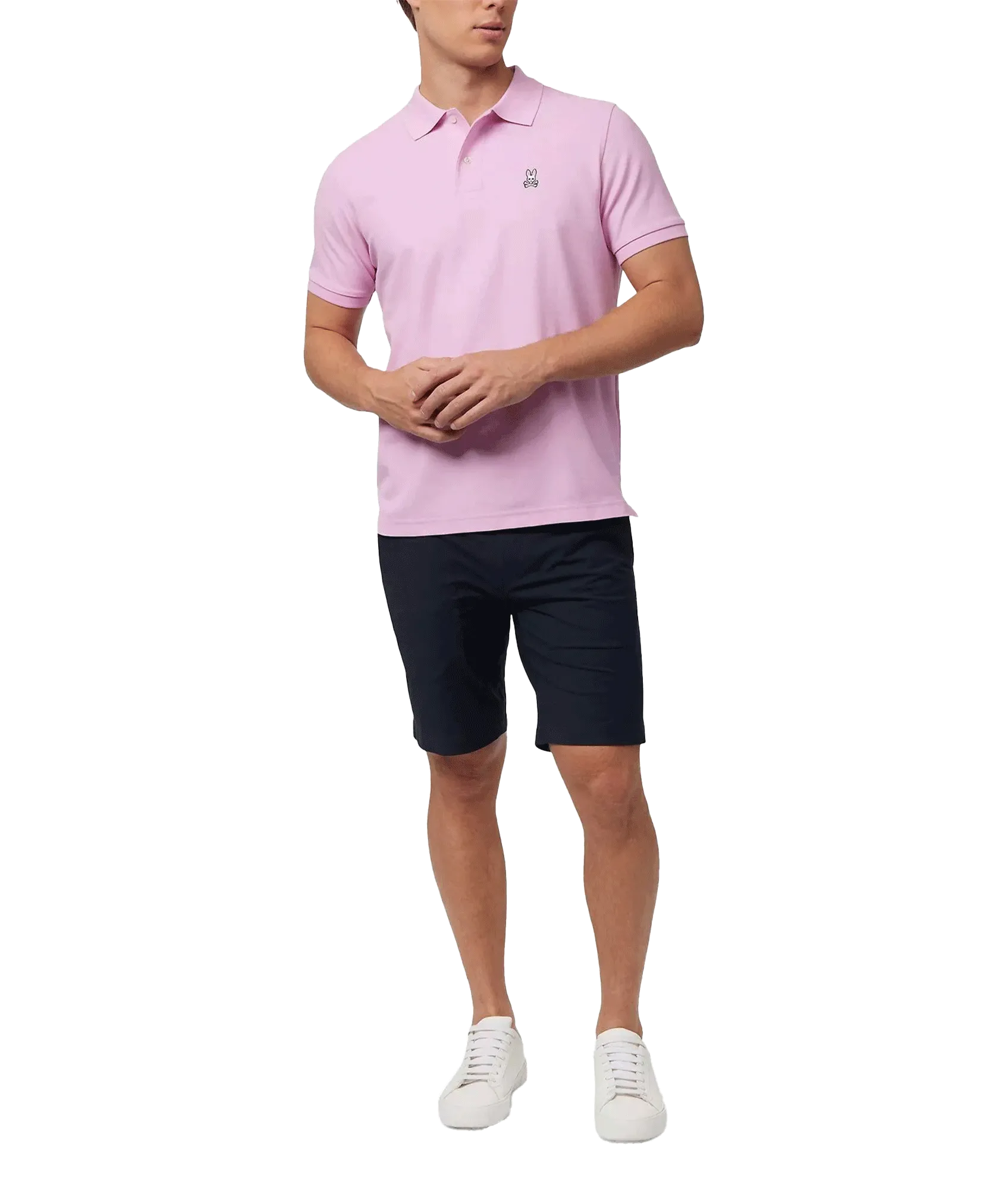 Classic Pique Polo Shirt - Pink