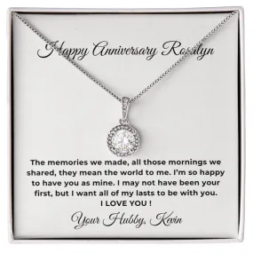 Custom Elegant Anniversary Necklace Gift For Wife Eternal Hope Necklace