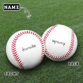 Custom Your Name Anniversary Baseball Personalized Baseball Gift for Any Baseball Fan