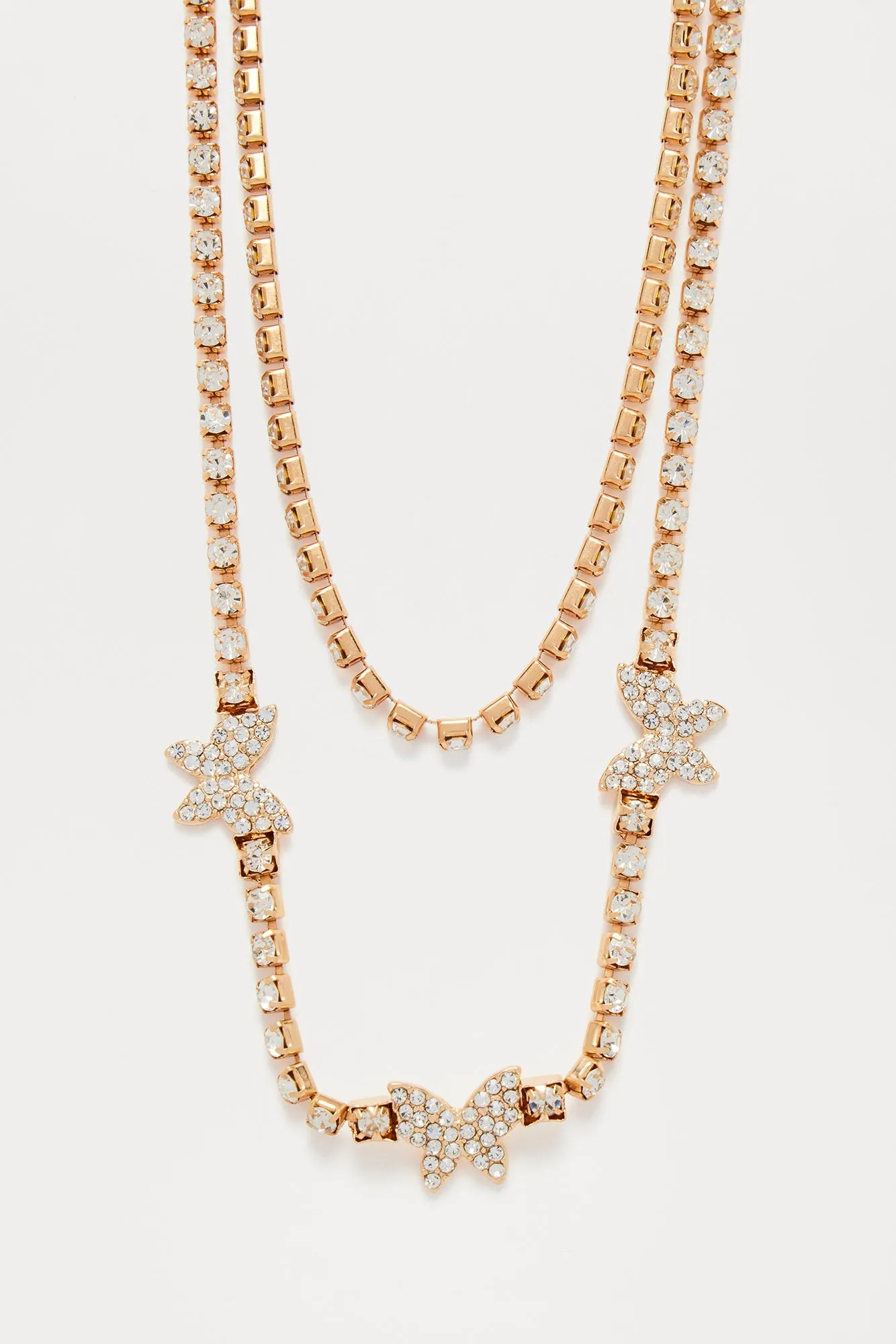 Dazzle-Fly Necklace - Gold